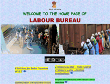 Tablet Screenshot of labourbureau.gov.in